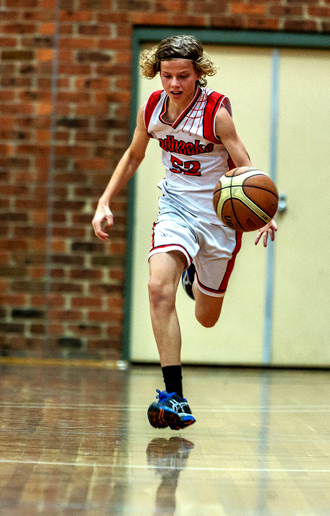 Warrandyte Redbacks team player in training
